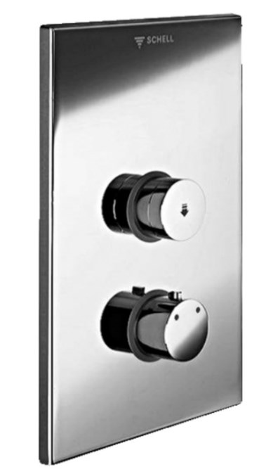 SCHELL LINUS D-SC-T sprchová podomítková termostatická self-closing faucets, nerez
