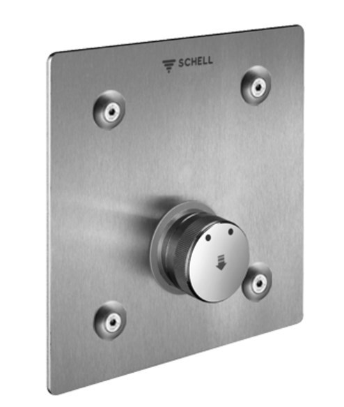 SCHELL LINUS BASIC D-SC-M sprchová podomítková self-closing faucets, nerez