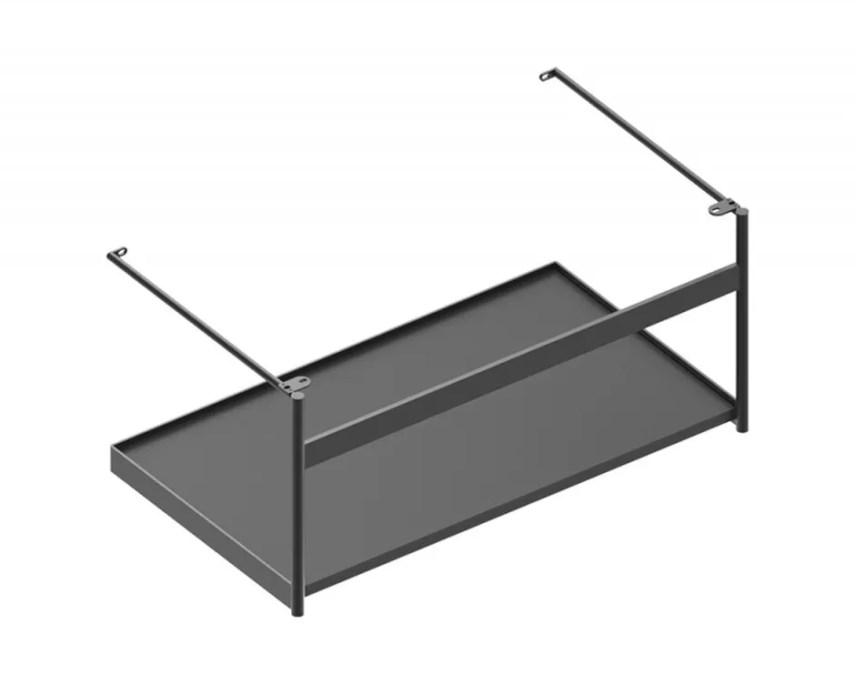 CATALANO PREMIUM rám pod umyvadlo 75x43x35 cm, matná černá