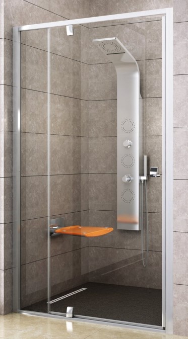 RAVAK PIVOT PDOP2-120 sprchové dveře 120x190 cm, pivotové, bright alu/sklo transparent