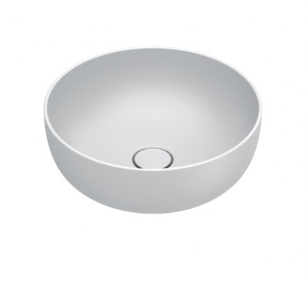 CATALANO SFERA umyvadlová mísa 42 cm, bez přepadu, Cataglaze+Silver Titanium