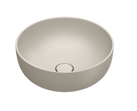 CATALANO SFERA umyvadlová mísa 42 cm, bez přepadu, Cataglaze+Silver Titanium, sabbia matt