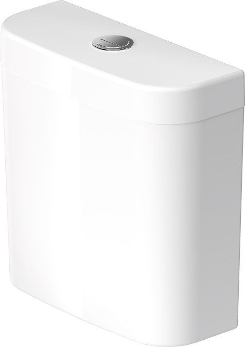 DURAVIT HAPPY D.2 WC kombi nádržka, spodní přívod vody, Dual-Flush