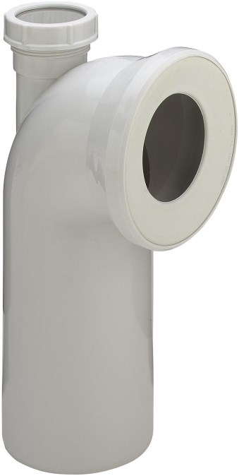 VIEGA 3811.1 připojovací oblouk 90°, DN100/40, 230mm, odpad, plast, alpská bílá