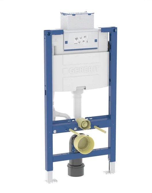 GEBERIT DUOFIX montážní prvek pro WC 98 cm, se splachovací nádržkou Omega 12 cm