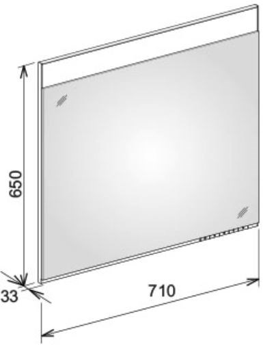 KEUCO EDITION 400 zrcadlo 141x65 cm, s osvětlením, s regulací stmívání a teploty světa, s vyhříváním, se senzorem