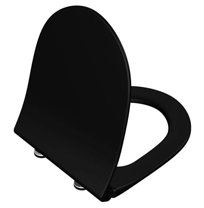 VITRA SENTO WC sedátko Slim, SoftClosing, matt schwarz