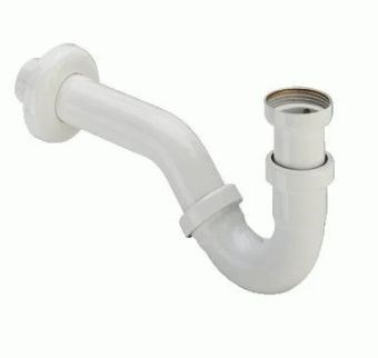 VIEGA 5535 designový bidetový sifon DN32, s převlečnou maticí 5/4, bílá