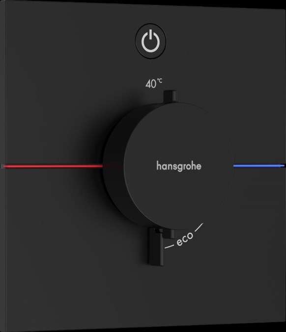 HANSGROHE SHOWERSELECT COMFORT E podomítková termostatická armaturen, matt schwarz