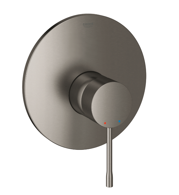 GROHE ESSENCE NEW sprchová podomítková baterie, kartáčovaný hard graphite