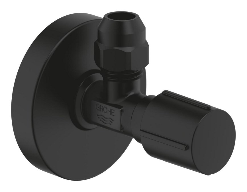 GROHE rohový ventil 1/2"x3/8", phantom black