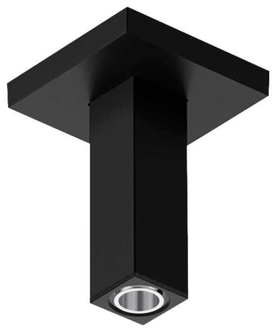 HANSGROHE E sprchové rameno 100 mm, stropní, matná černá