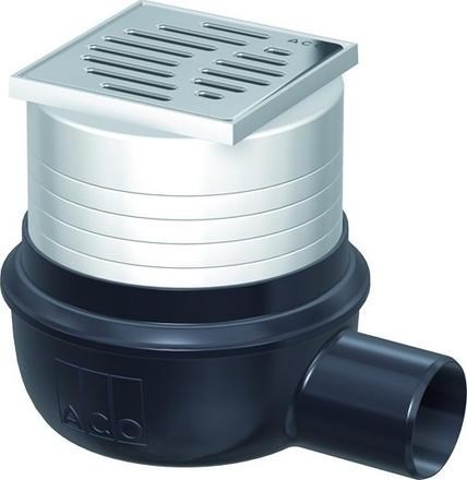 ACO EASYFLOW podlahová vpust Flatline DN50, boční odtok, nerez