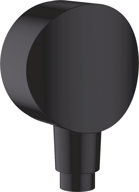 HANSGROHE FIXFIT S přípojka hadice 61mm se zpětným ventilem 1/2"x1/2", matná černá