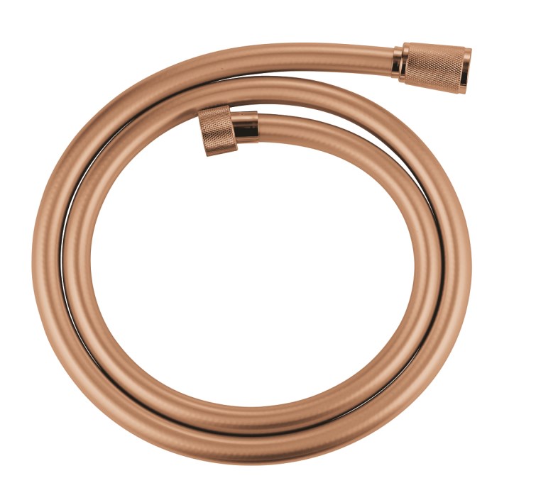 GROHE SILVERFLEX sprchová hadice 1250 mm, hladká, TwistStop, AntiFold, plast, warm sunset
