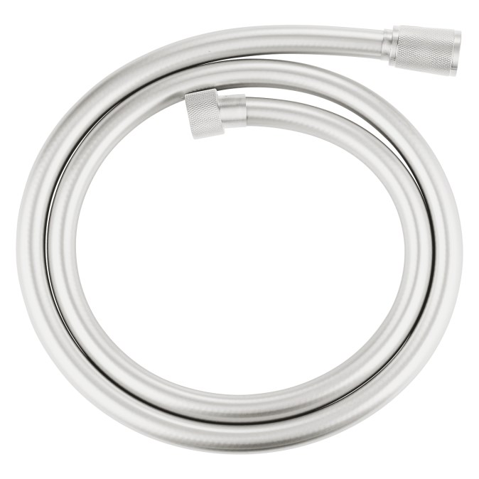 GROHE SILVERFLEX sprchová hadice 1250 mm, hladká, TwistStop, AntiFold, plast, supersteel