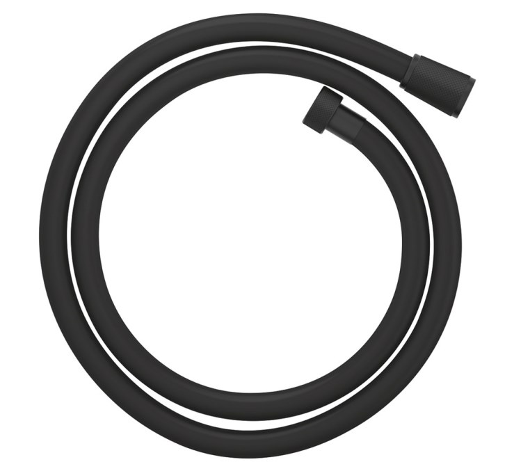 GROHE SILVERFLEX sprchová hadice 1250 mm, hladká, TwistStop, AntiFold, plast, phantom black