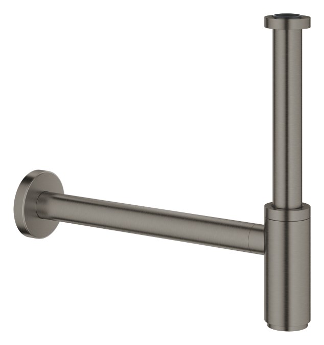 GROHE designový sifon k umyvadlu DN32, s převlečnou maticí 5/4, broušený hard graphite