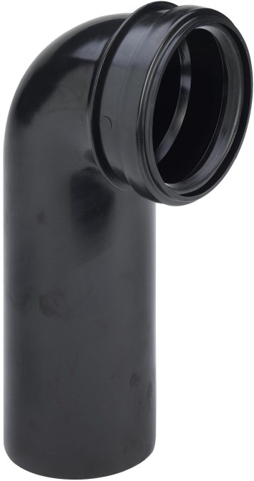 VIEGA 3816 připojovací oblouk 90°, 90x110mm, odpad, PE černá
