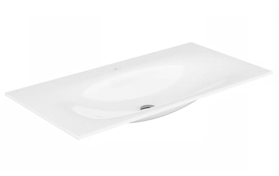 KEUCO EDITION 11 umyvadlo 105,5 cm, s otvorem pro baterii a přepadem, CleanPlus