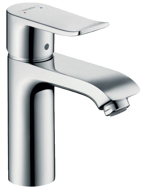 HANSGROHE METRIS umyvadlová stojánková baterie, s odtokovou soupravou, EcoSmart, chrom