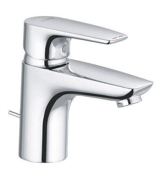KLUDI PURE&SOLID umyvadlová stojánková faucets, s odtokovou soupravou, chrome