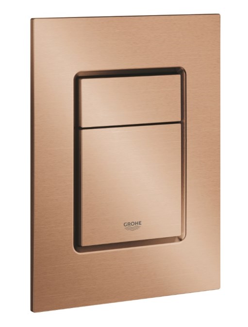 GROHE SKATE COSMOPOLITAN S ovládací tlačítko pro dvě splachování, plast, kartáčovaný warm sunset