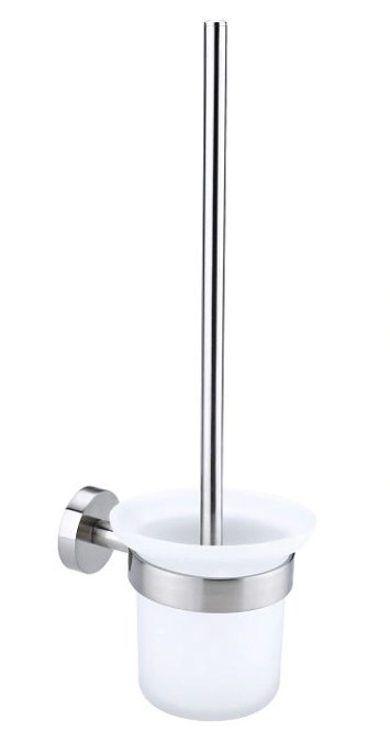 TESA MOON WC štětka, nástěnná, sklo, nerez ocel
