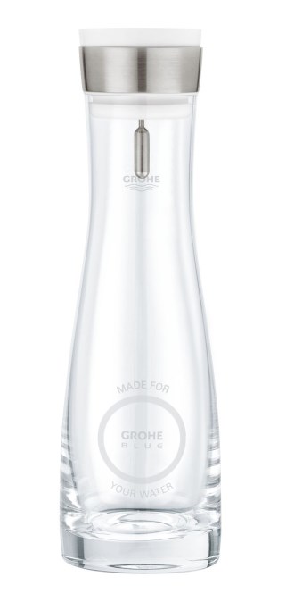 GROHE BLUE karafa 1 l, sklo/nerez ocel