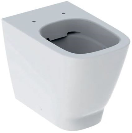 GEBERIT SMYLE SQUARE stacionární WC, Rimfree splachování, zadní a spodní odpad