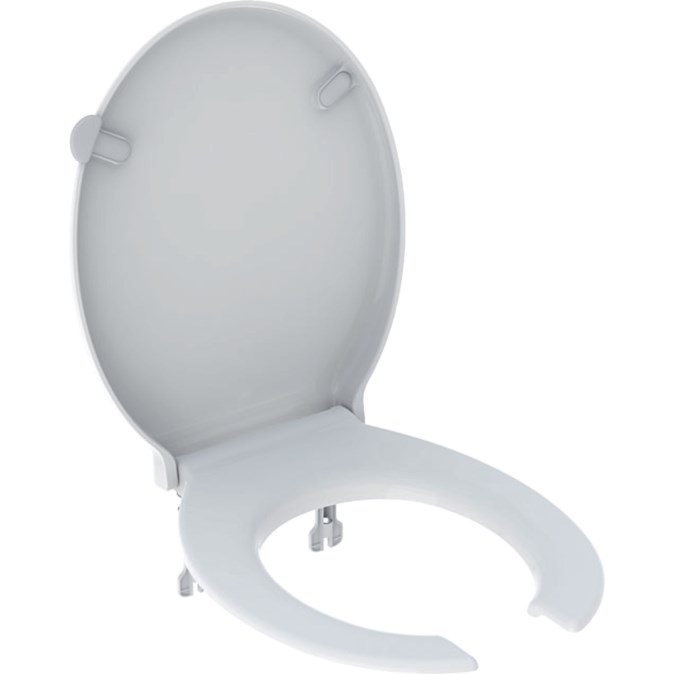 GEBERIT SELNOVA COMFORT WC sedátko, bezbariérové, lesklá bílá