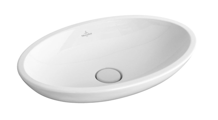 VILLEROY & BOCH LOOP & FRIENDS umyvadlová mísa 58,5 cm, s přepadem, CeramicPlus, Star White