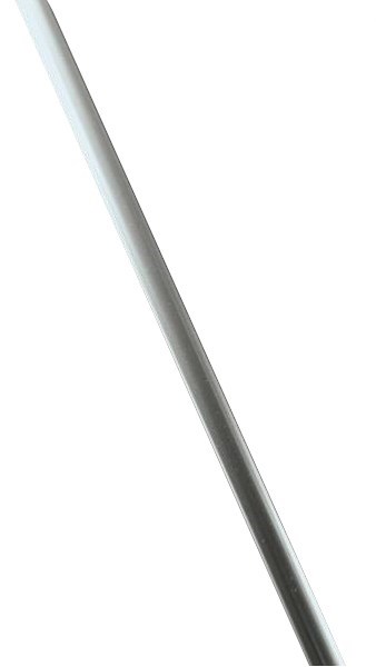 DUSCHOLUX AIR 2 podomítkový nástěnný profil, výška 2500 mm, kartáčovaná nerez