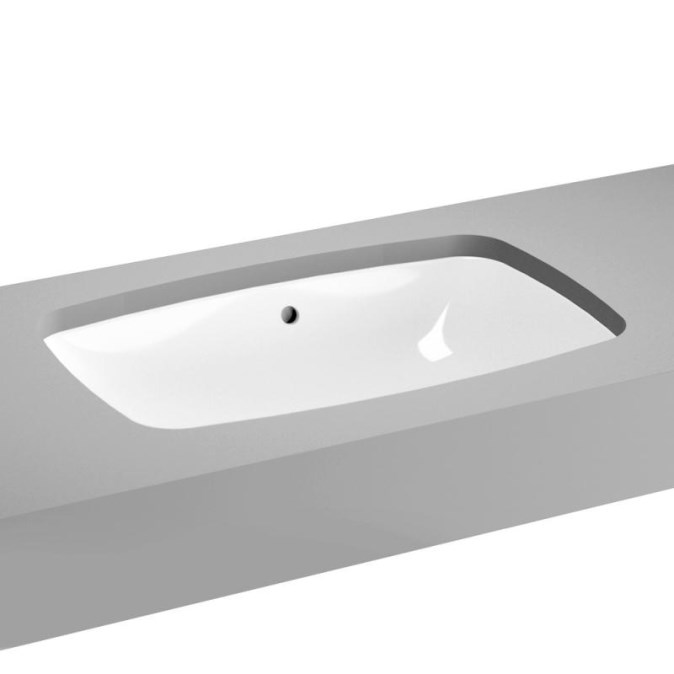 VITRA METROPOLE umyvadlová mísa 56,5 cm, s přepadem, VitrAhygiene