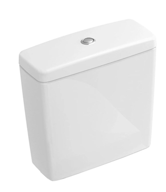 VILLEROY & BOCH VERITY DESIGN WC kombi nádržka, boční a spodní přívod vody, 2 množství splachování, CeramicPlus