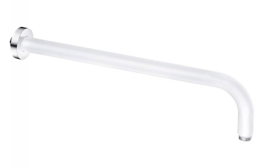 KLUDI A-QA sprchové rameno 410 mm, nástěnné, bílá/chrom