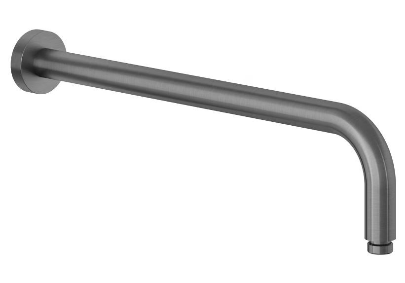 KLUDI A-QA sprchové rameno 410 mm, nástěnné, kartáčovaný gun metal