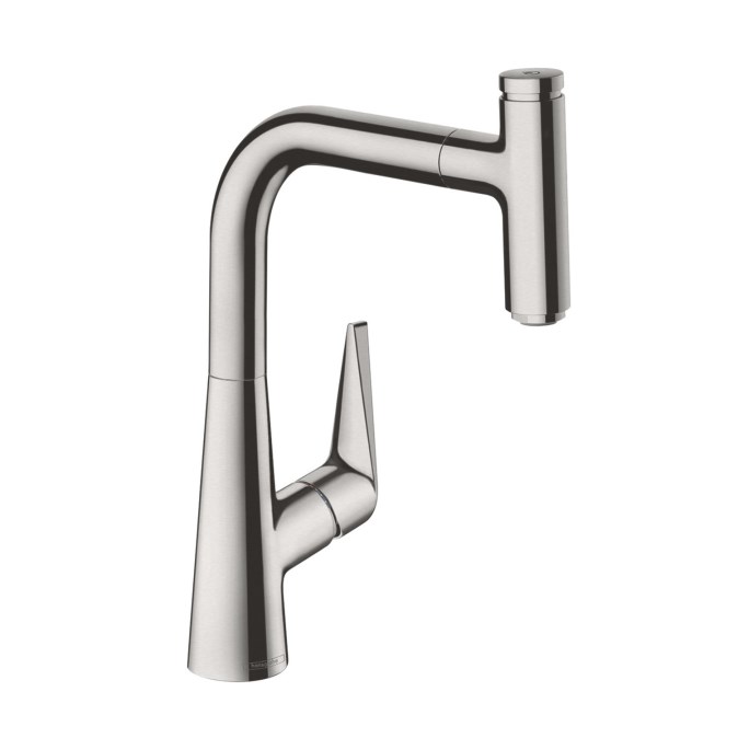 HANSGROHE TALIS SELECT M51 dřezová baterie, s vytahovací koncovkou, nerez