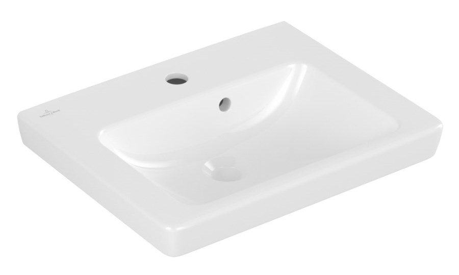 VILLEROY & BOCH SUBWAY 2.0 basin 50 cm, s otvorem pro baterii a přepadem