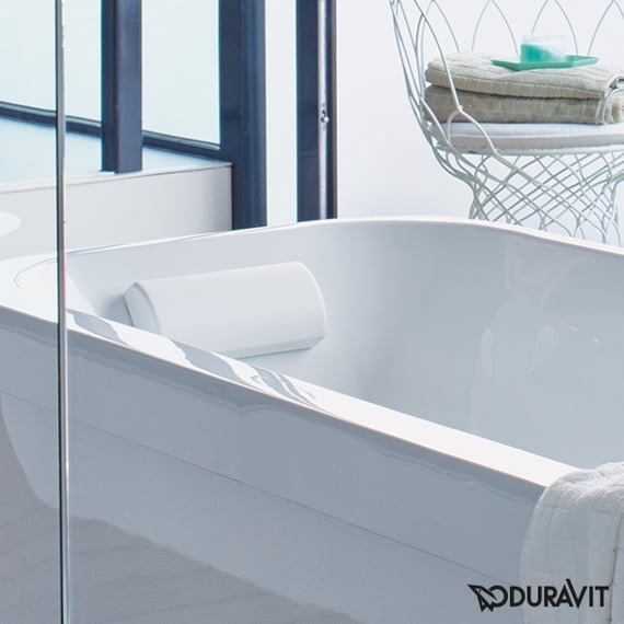 DURAVIT HAPPY D.2 podhlavník do vany, bílá