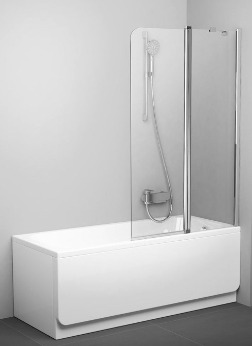 RAVAK CVS2 100 P vanová zástěna 100x150 cm, pravá, lítací, bright alu/sklo transparent