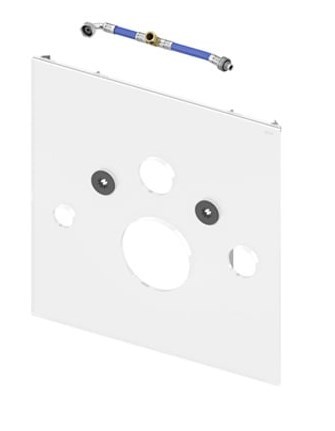 TECE LUX skleněná deska, pro sprchovací WC, sklo/bílá