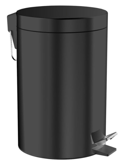 EMCO CONCEPT BLACK odpadkový koš 5 l, na postavení, černá