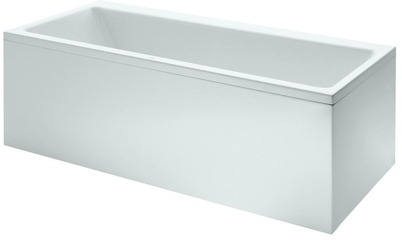 LAUFEN PRO rohová vana 180x80 cm, s konstrukcí a L-panelem pravým, akrylát