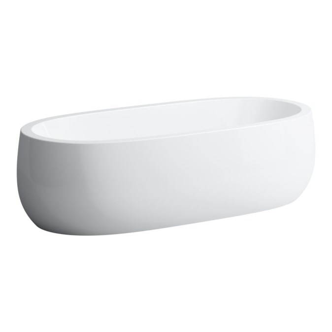 LAUFEN ILBAGNOALESSI ONE volně stojící vana 183x87 cm, pro 2 osoby, solid surface
