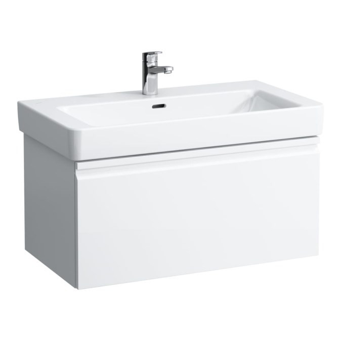LAUFEN PRO S skříňka pod umyvadlo 80,9x45x39,7 cm, 1 zásuvka, matná bílá