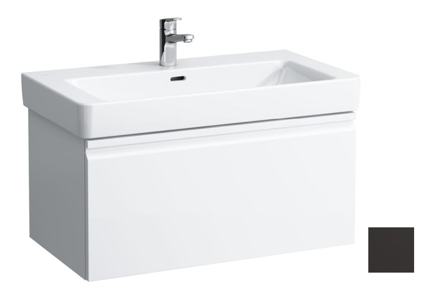 LAUFEN PRO S skříňka pod umyvadlo 80,9x45x39,7 cm, 1 zásuvka, matný grafit