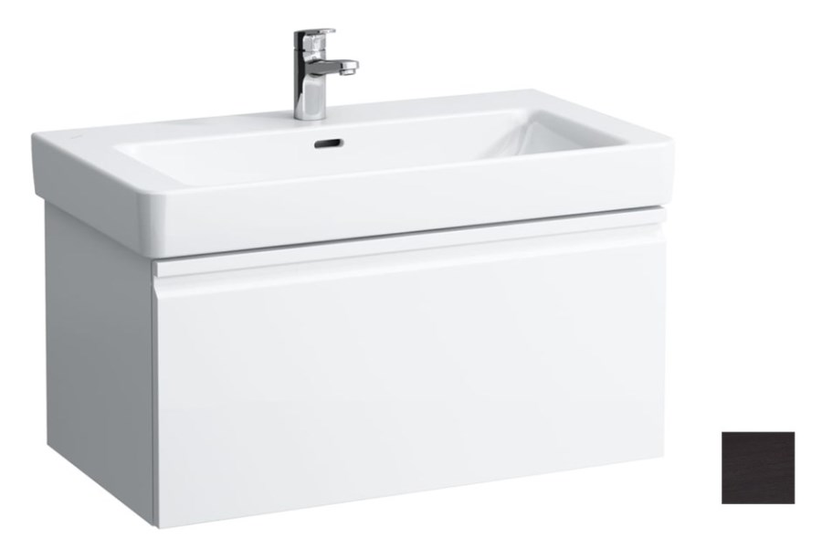 LAUFEN PRO S cabinet pod basin 80,9x45x39,7 cm, 1 zásuvka, wenge