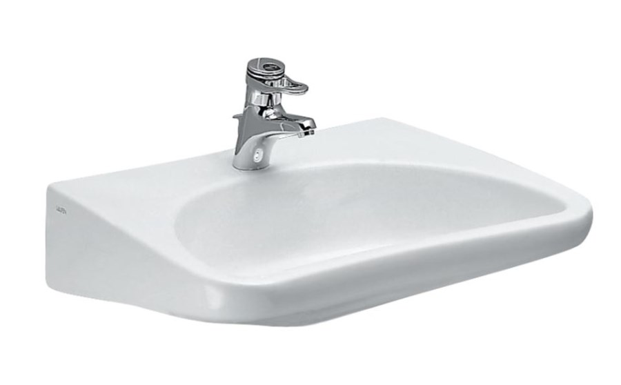 LAUFEN REHAB bezbariérové umyvadlo 66 cm, s otvorem pro baterii, bez přepadu
