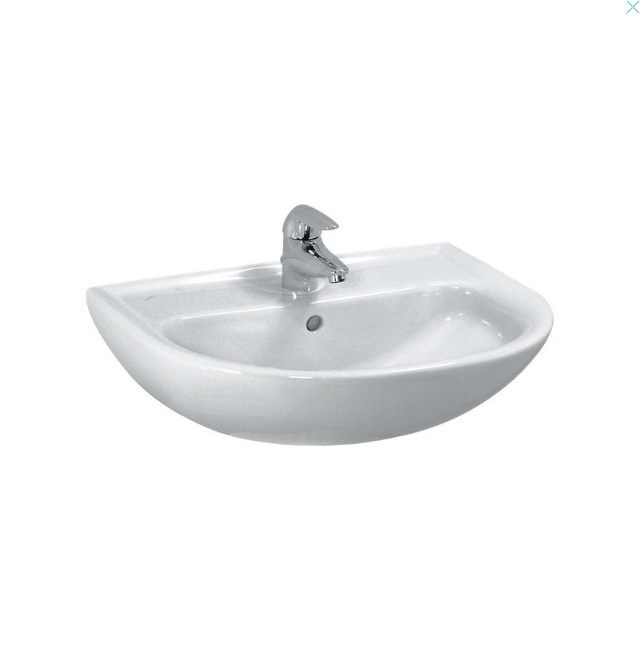 LAUFEN PRO B waschtisch 55 cm, s otvorem pro baterii a přepadem, LCC